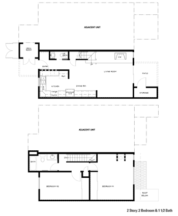 Floor Plan Hagar Court 2 Story